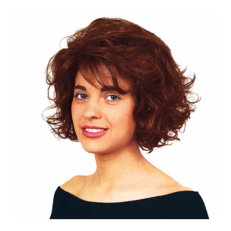 Peluca cabello sintético (fibra) hecha a mano modelo IR-Sirio de la línea Afrodita de Ireal.