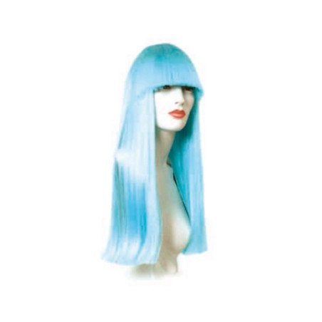 Peluca cabello sintético (fibra) de colores vivos hecha a máquina modelo IR-Carol 55 cm. de Ireal.