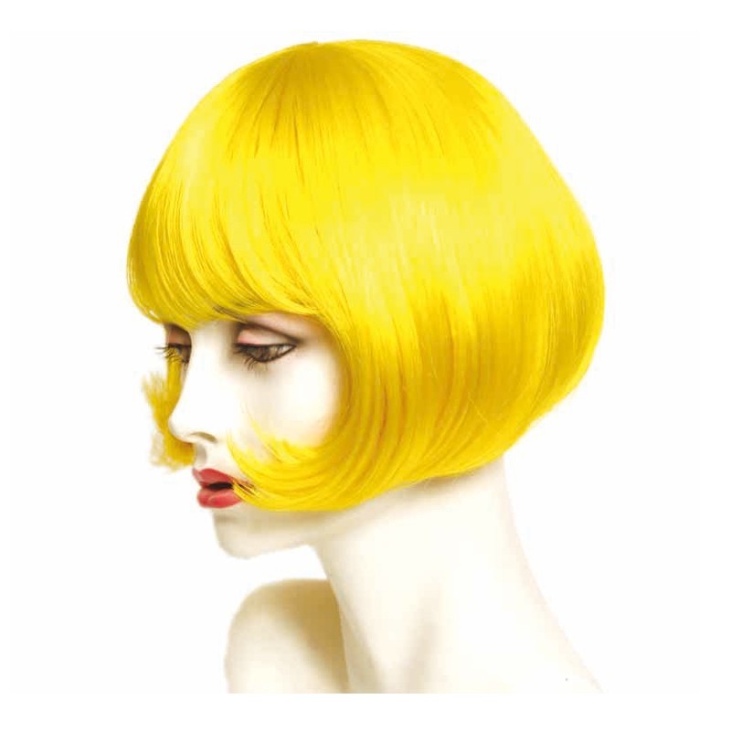 Peluca cabello sintético (fibra) de colores vivos hecha a máquina modelo IR-Charleston 25 cm. de Ireal.